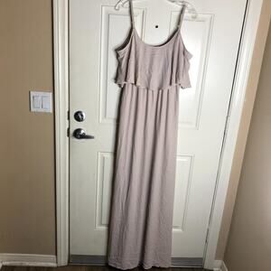 Show Me Your Mumu Women's Caitlin Ruffle Maxi Cold Shoulder Dress NEW ~ Size S